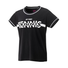 Yonex Sport-Shirt Tennis Print #22 schwarz Damen